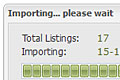 Importing process, works by sessions (ajax)