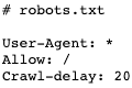 Запись sitemap в файле robots.txt